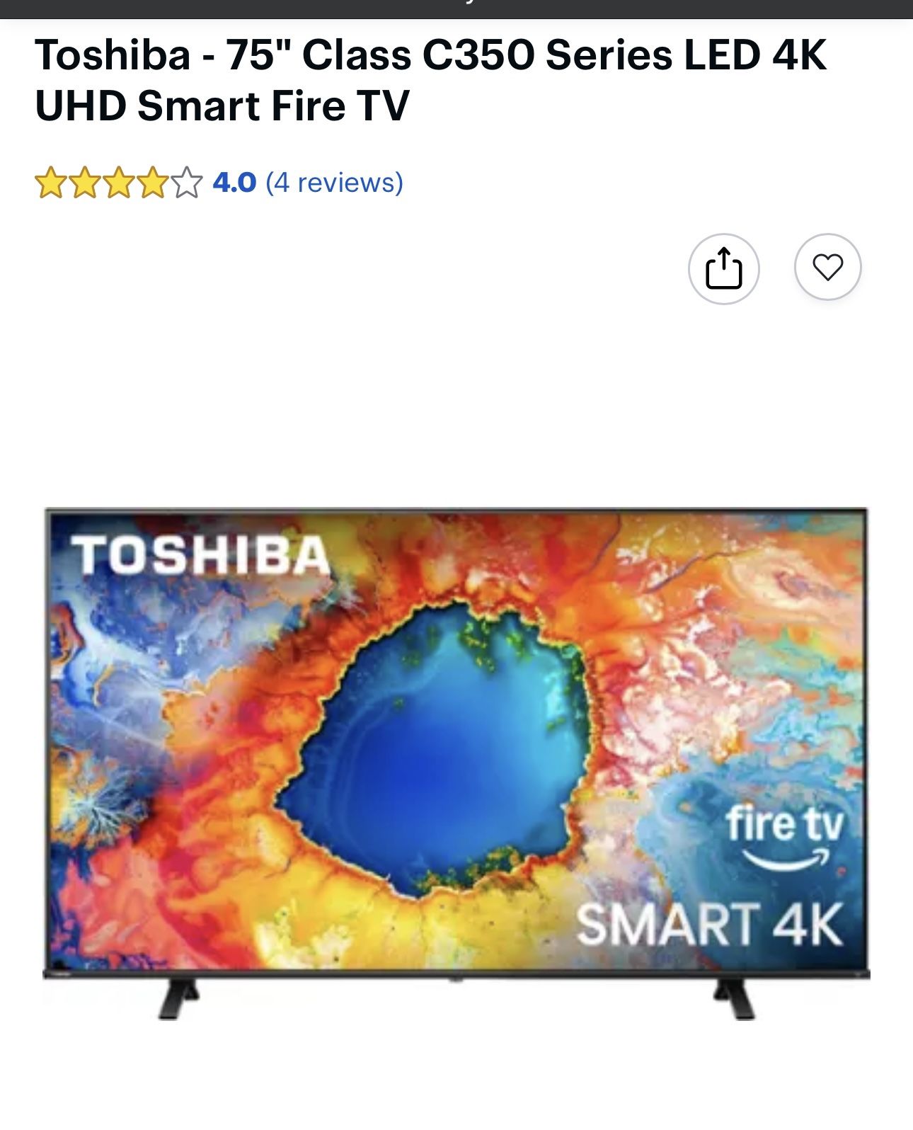 75 INCH SMART TV