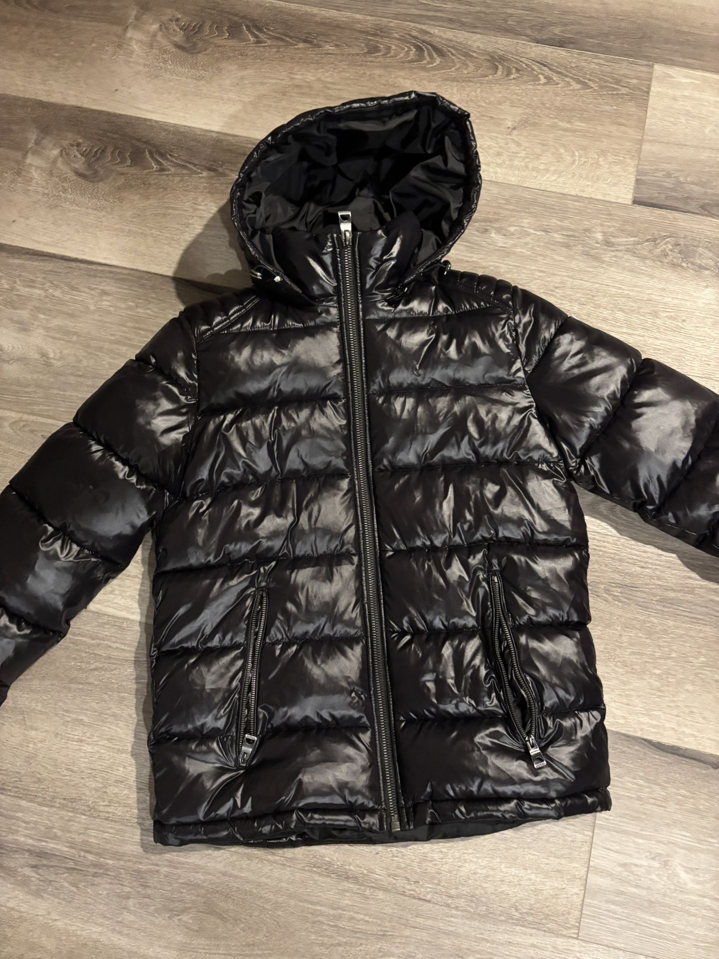 Guess Puffer Jacket, With Removable Hood
