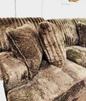 Corduroy Couch with Loveseat