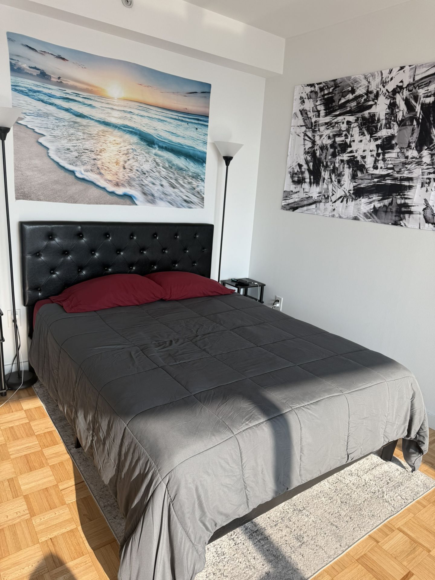 Queen Size Mattress + Bed Frame