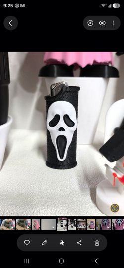 Ghostface Scream 3D Printed Lighter Case
