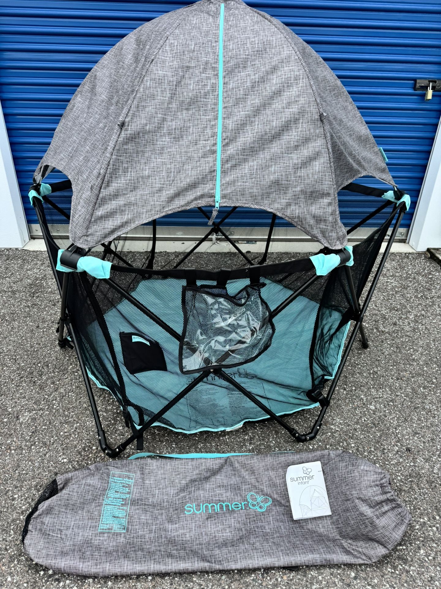 SUMMER INFANT POP N PLAY DELUXE ULTIMATE PLAYARD BEACH PLAYPEN