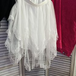 White skirt Plus size