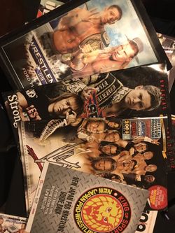 WWE//NJPW event programs. Wrestlemania 23, RAW, NJPW Long Beach