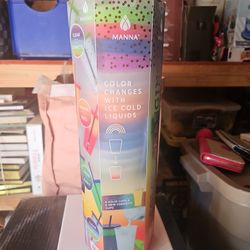 Reusable Tumblers With Straw Set