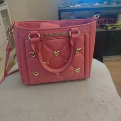 Juicy Couture Colorful Love Mini Tote Crossbody Handbag 