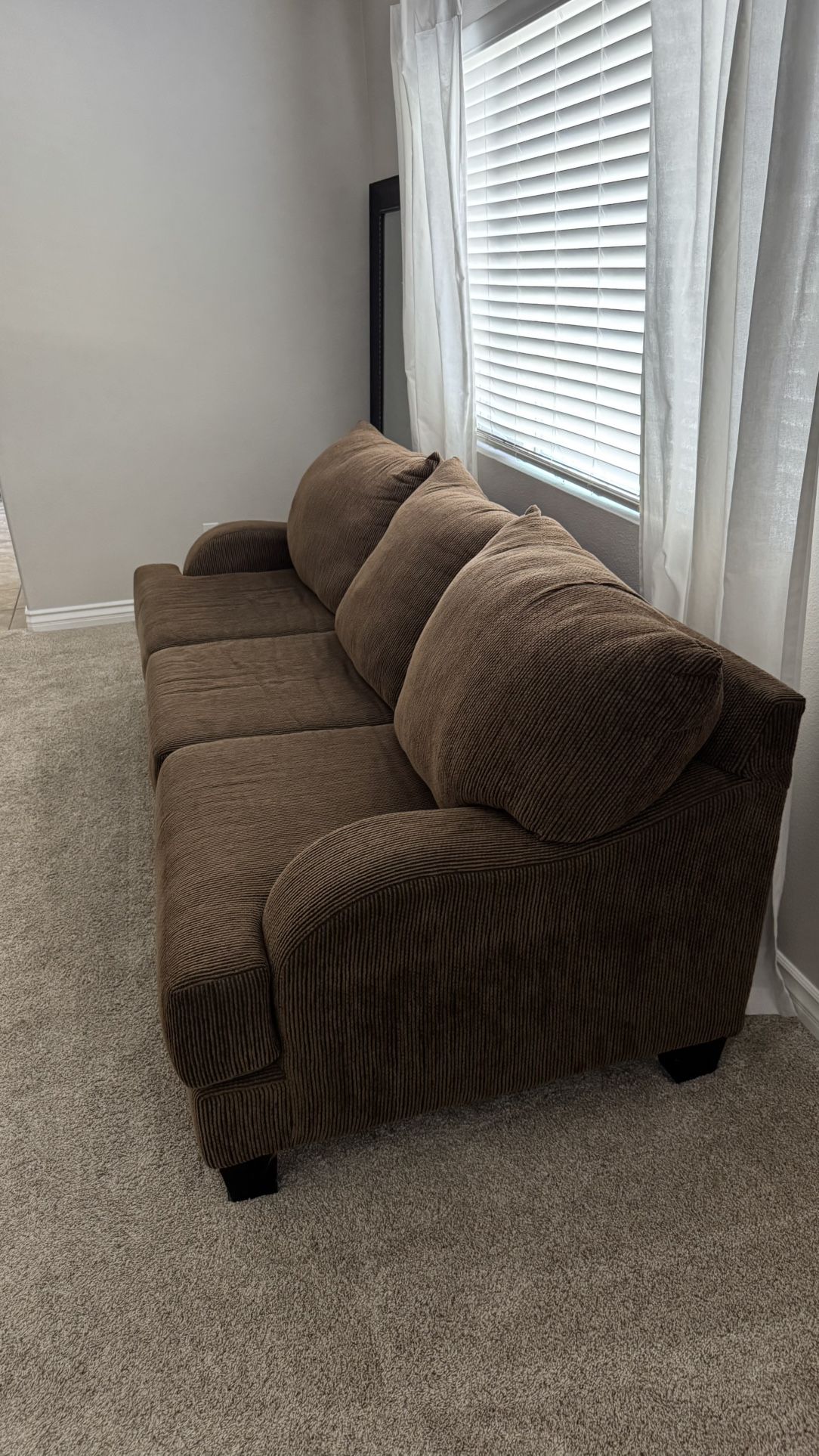 Brown Couch Sofa Furniture
