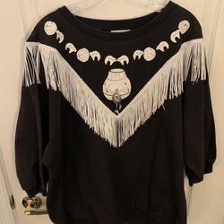 Native American fringe t shirt