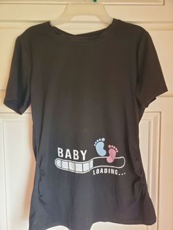 Black Baby Loading Short Sleeved Shirt