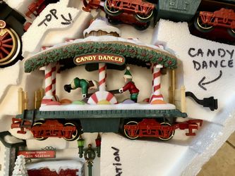 Holiday Express New Bright Animated Train Set #387 Christmas