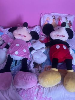Giant Minnie & Mickey Plush 3ft