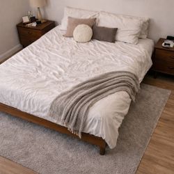 Article QUEEN Walnut Bed frame 