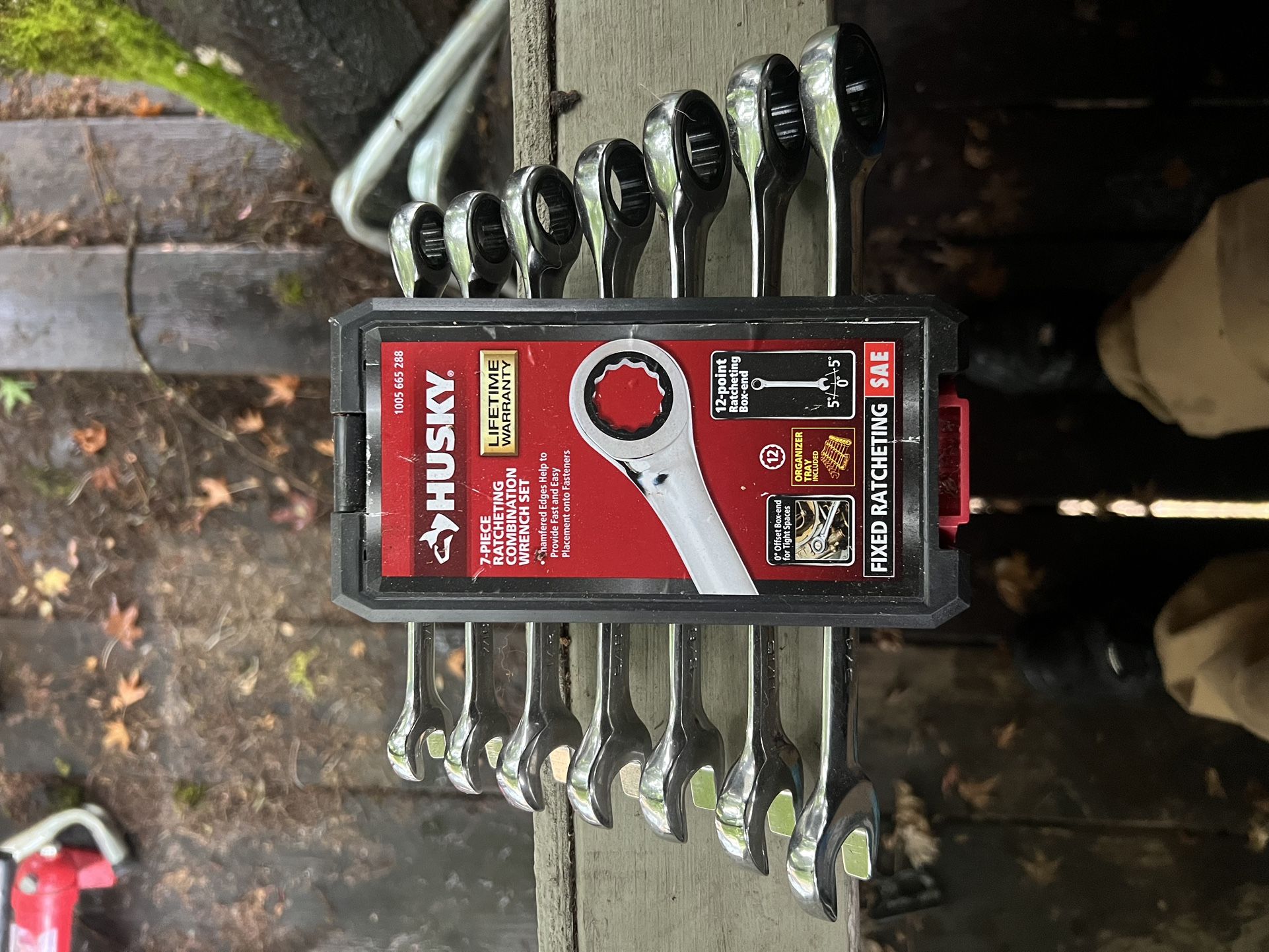 HUSKY 7pc RATCHET WRENCH SET (SAE)