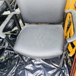 Black Vinyl Chairs 