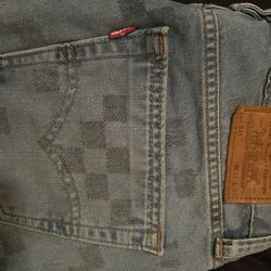 Levi Checkered Jeans 