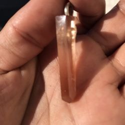 Tangerine Quartz Pendant 2”
