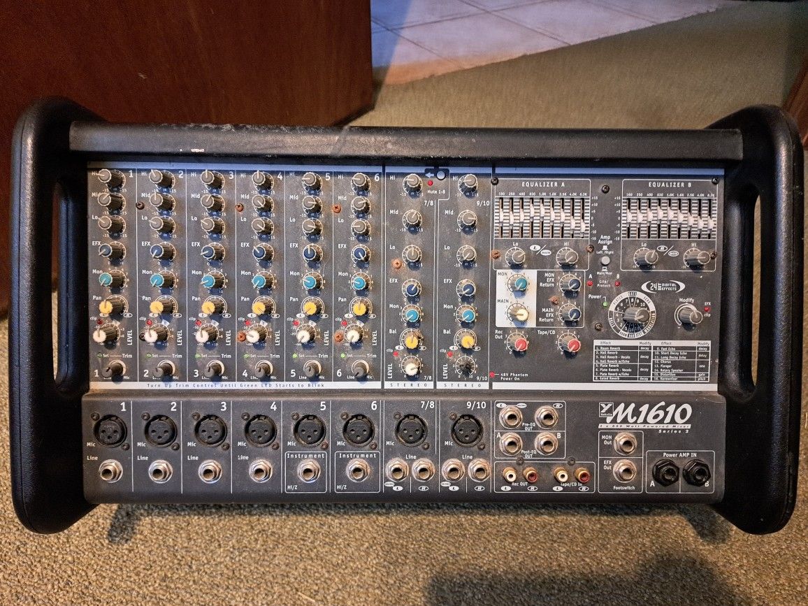 Yorkville M1610 - PA Amp Head And Mixer