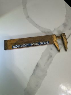 Vintage Caliper Lufkin ruler hand tool