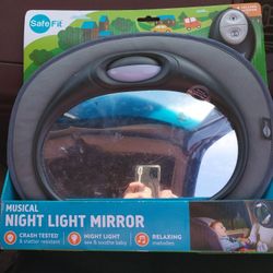 Musical Night Light Mirror By Safefit
