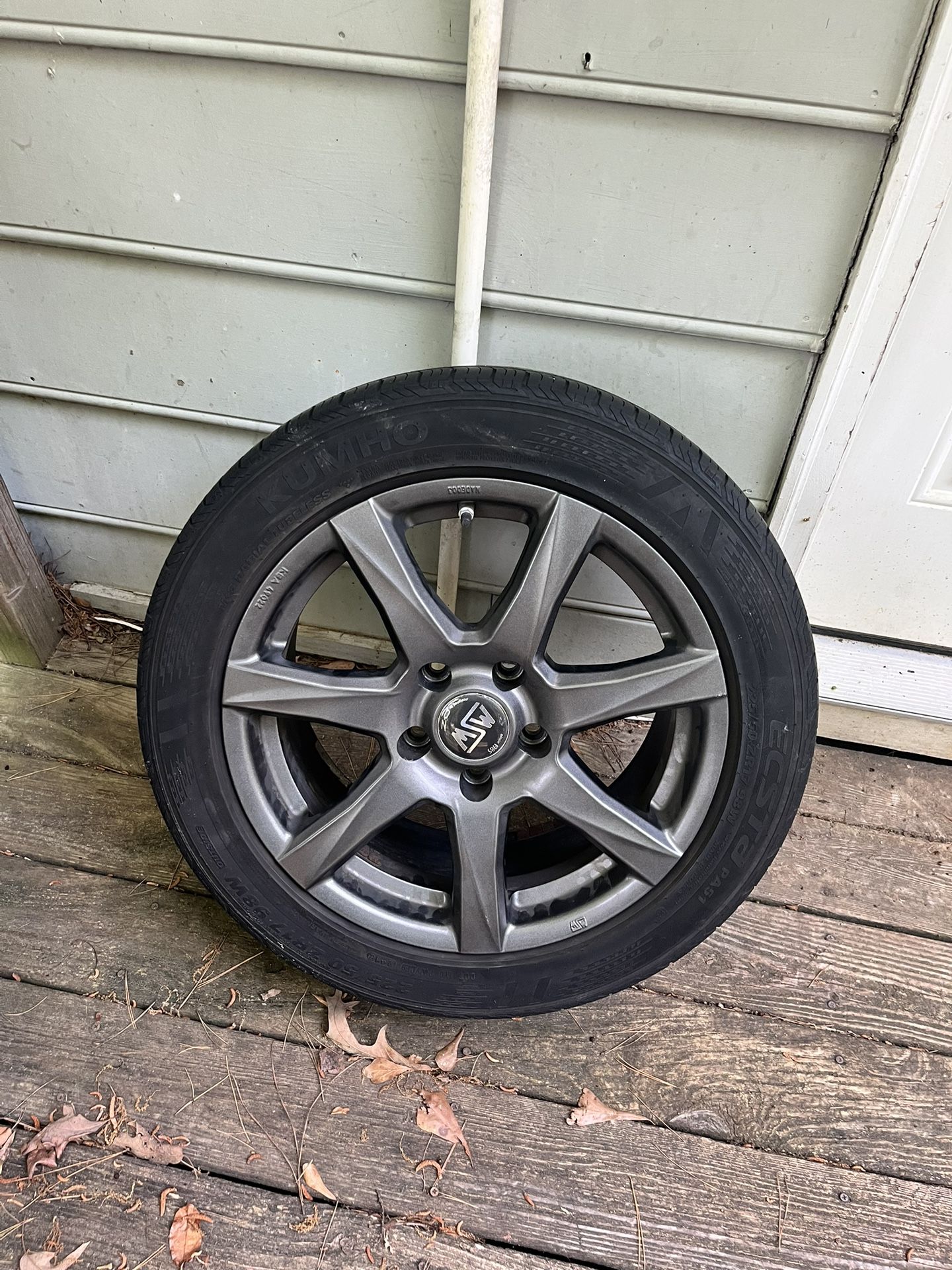 17 Inch Spare Tire With Custom Rim