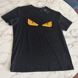 FENDI Men’s T-Shirt Black Large