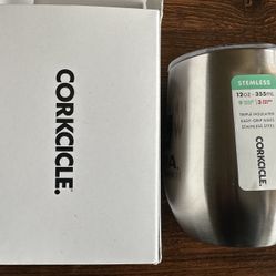 Corkcicle Pure Taste Stemless Insulated Wine Tumbler 12oz