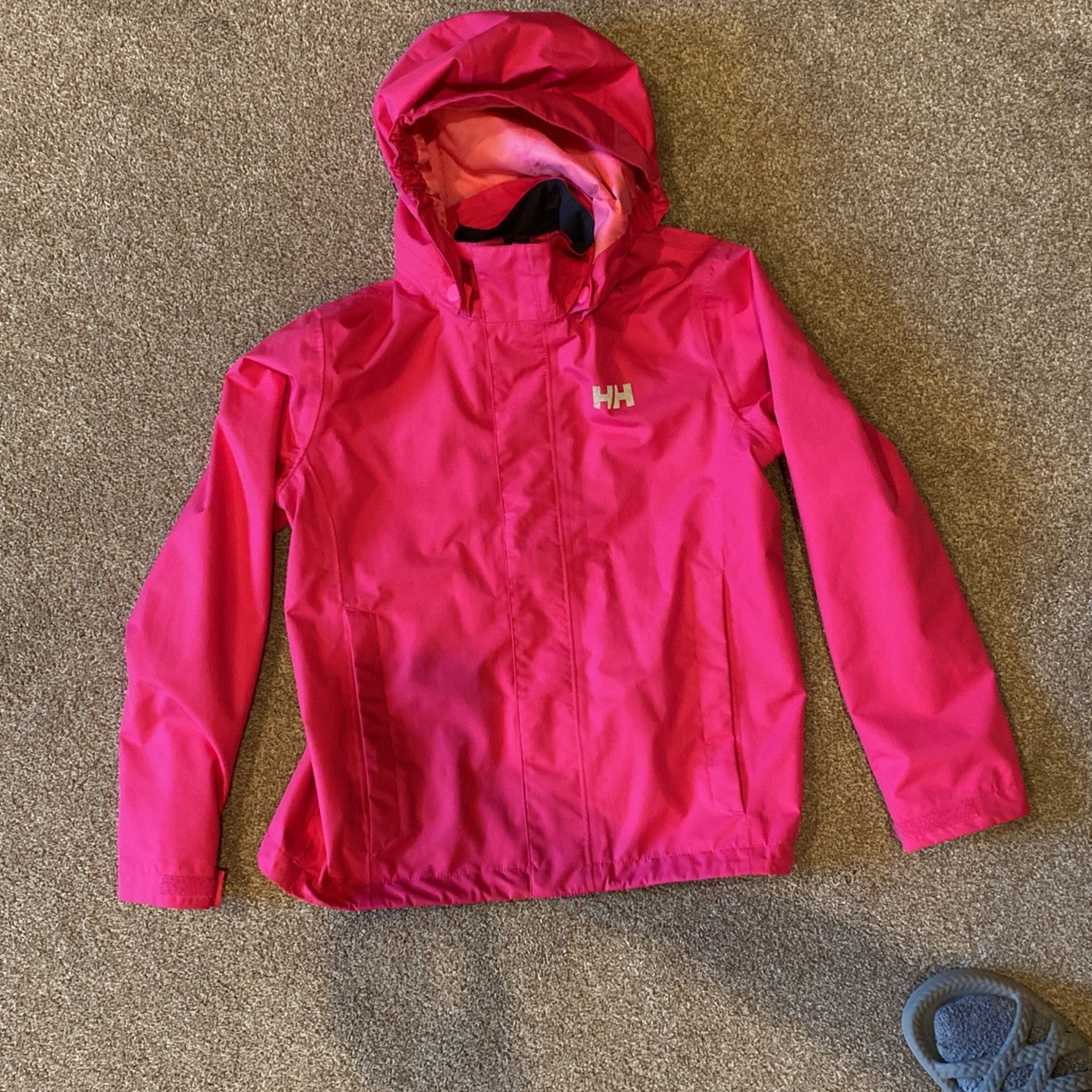 Helly Hansen Girls Rain Jacket Size 12