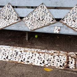 Cast Iron Ornate Porch Pieces 