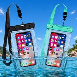 NEW 2pcs Waterproof Phone Pouch Universal Phone Holder Phone Case