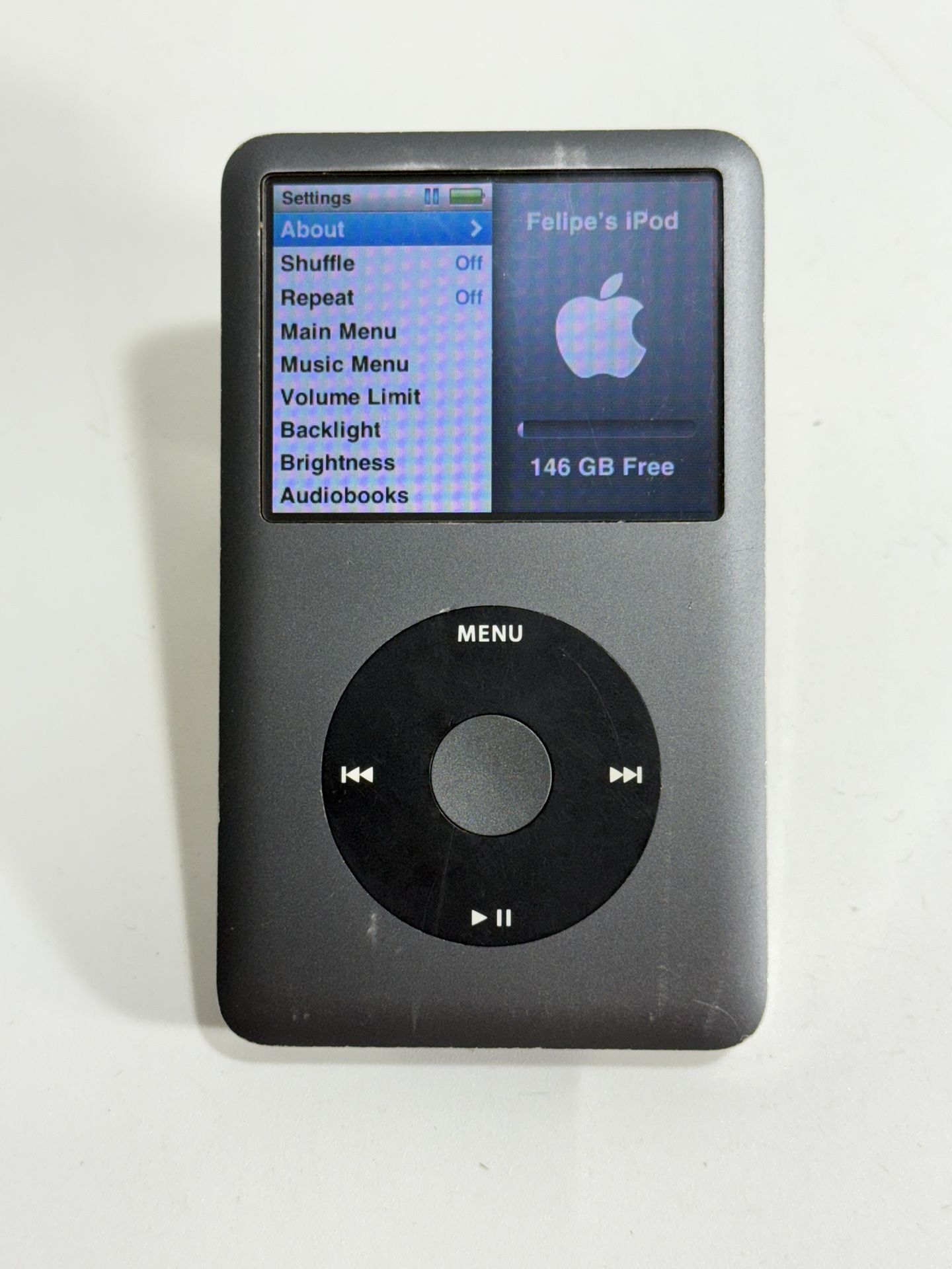 Apple iPod Classic A1238 Black 7th Generation 160GB (MC297ll) MP3