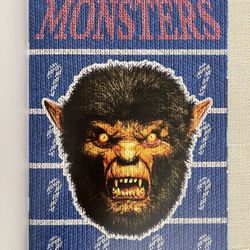 MARK SPEARS MONSTERS #8 Blind Bag A67 WOLFMAN Blue GITD Ugly Sweater Variant