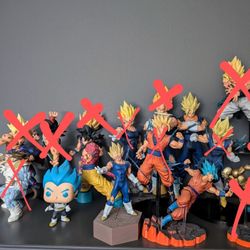 Dragon Ball Z Banpresto Figures $5-$10