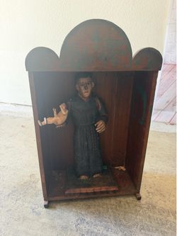 Rare 18th Century Spanish Colonial St. Anthony Statue