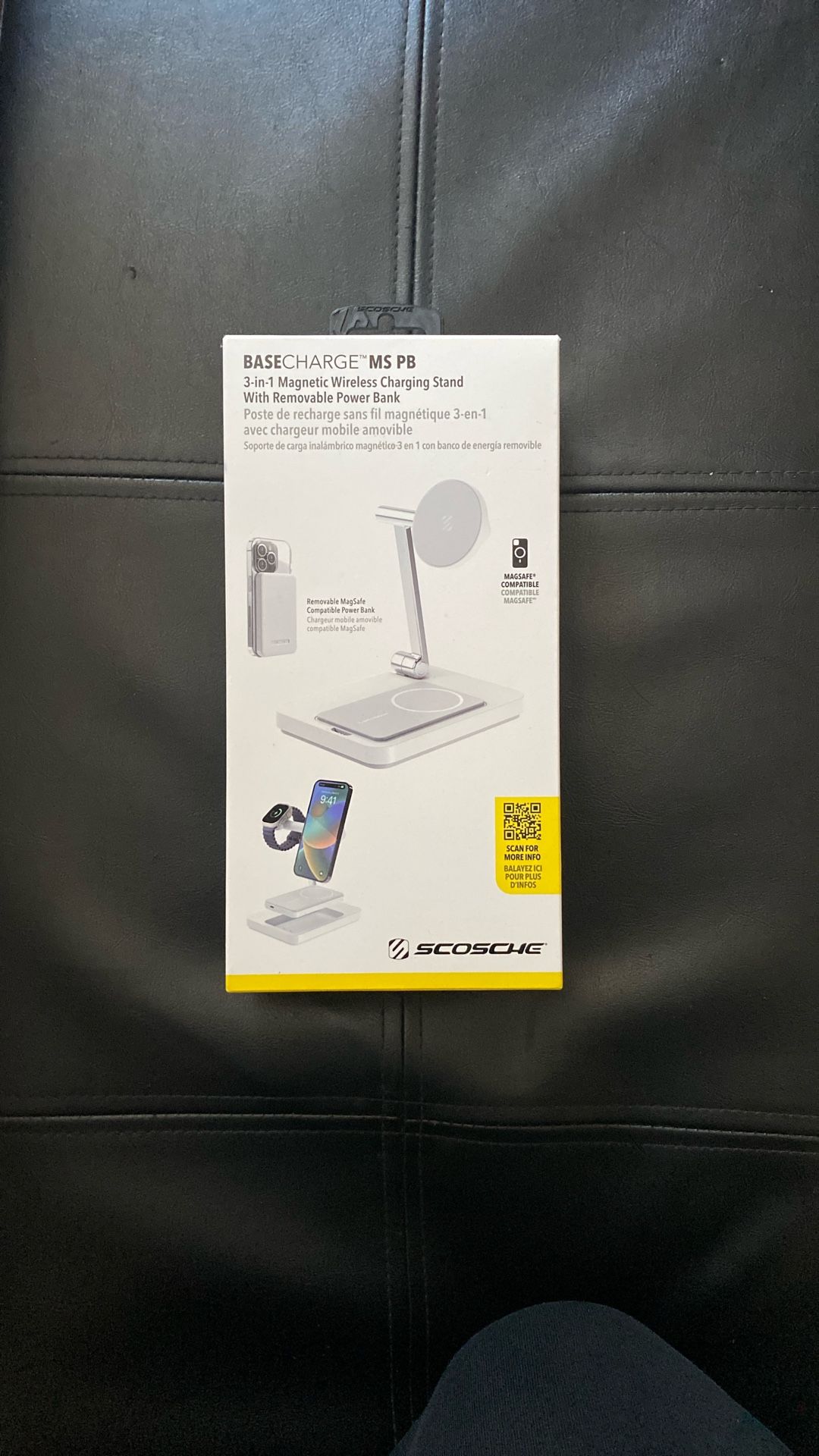 Charging Stand (3-1 Magnetic Wireless Charging Stand With Removable Power Bank)