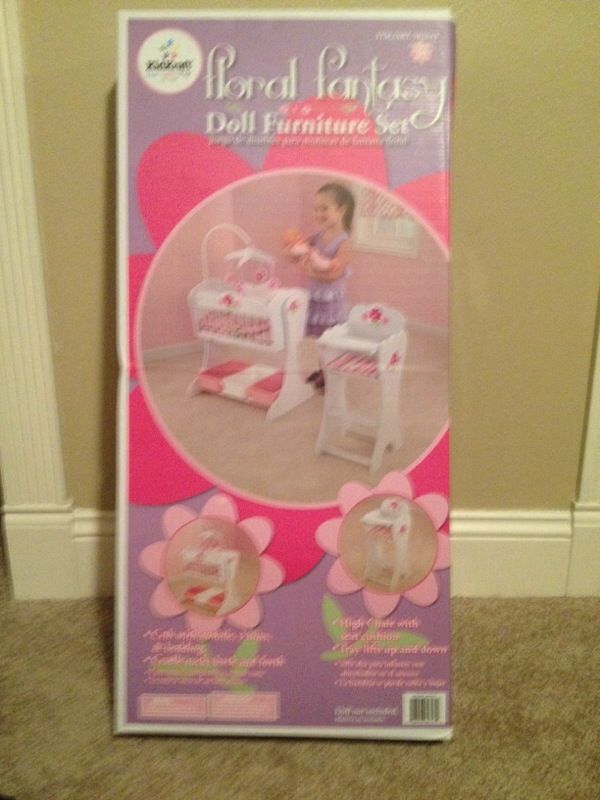 KidKraft floral fantasy doll furniture set