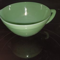 Vintage Collection Green Fire King  Jadeite Butter Bowl 