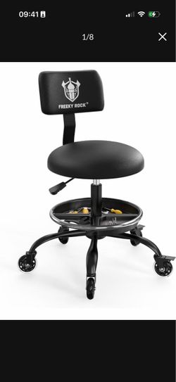 Freeky Rock Rolling Garage Work Stool