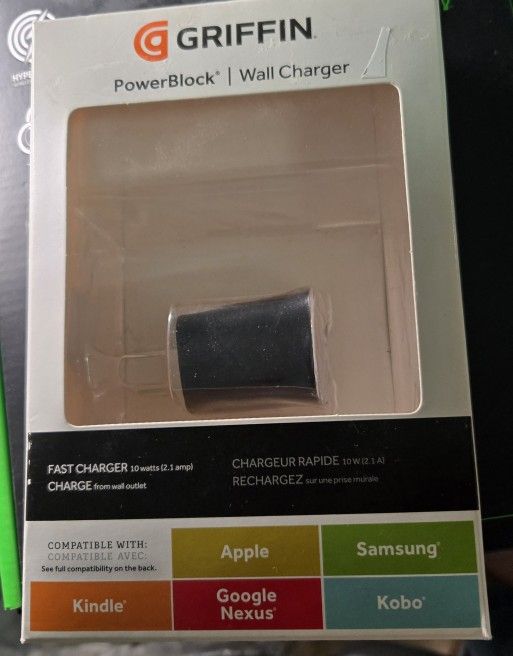 Griffin PowerBlock Wall Charger – 10W (2.1A) Fast Charge