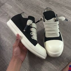 RICK OWENS JUMBO LACE LOWTOP 🖤🖤