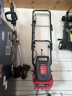 Electric Rototiller And Weed Eater