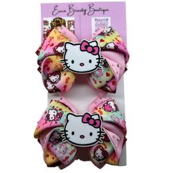 Hello Kitty Hair Bows