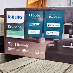Philips Soundbar With Rear Speakers