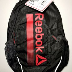 Reebok Trainer Pack (Backpack) Black & Red