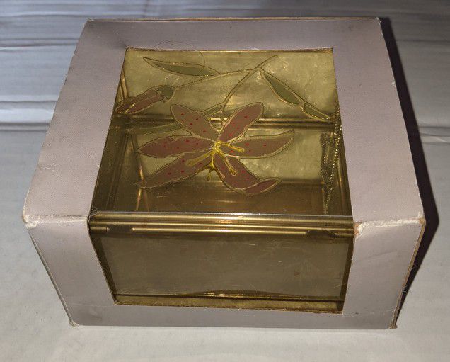 Vintage Decorative Glass Box