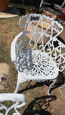 Table and chairs, summer, backyard