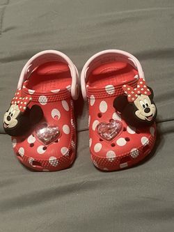 CROCS - Disney Red Minnie Mouse - Size 6