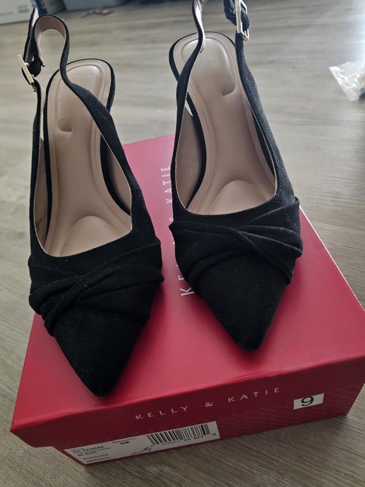 Black Kelly And Katie Heels