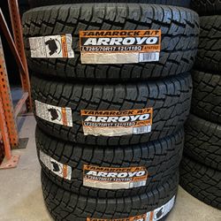 LT 285/70/17 AT ARROYO FOUR NEW TIRES