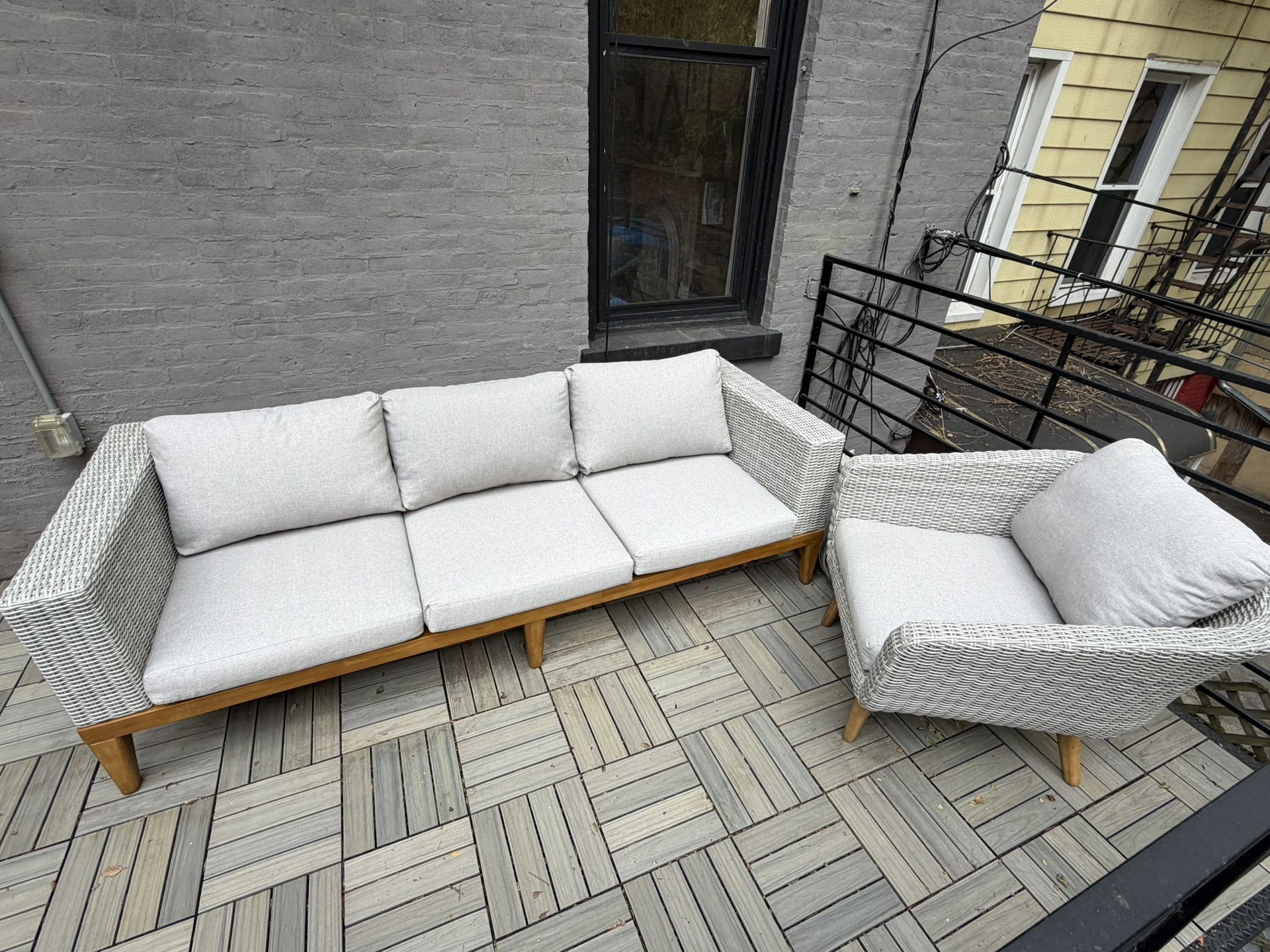 Article Outdoor Sofa & Chair EUC