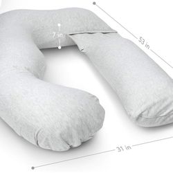 Pharmedoc Pregnancy Pillows, U-Shape Full Body Pillow